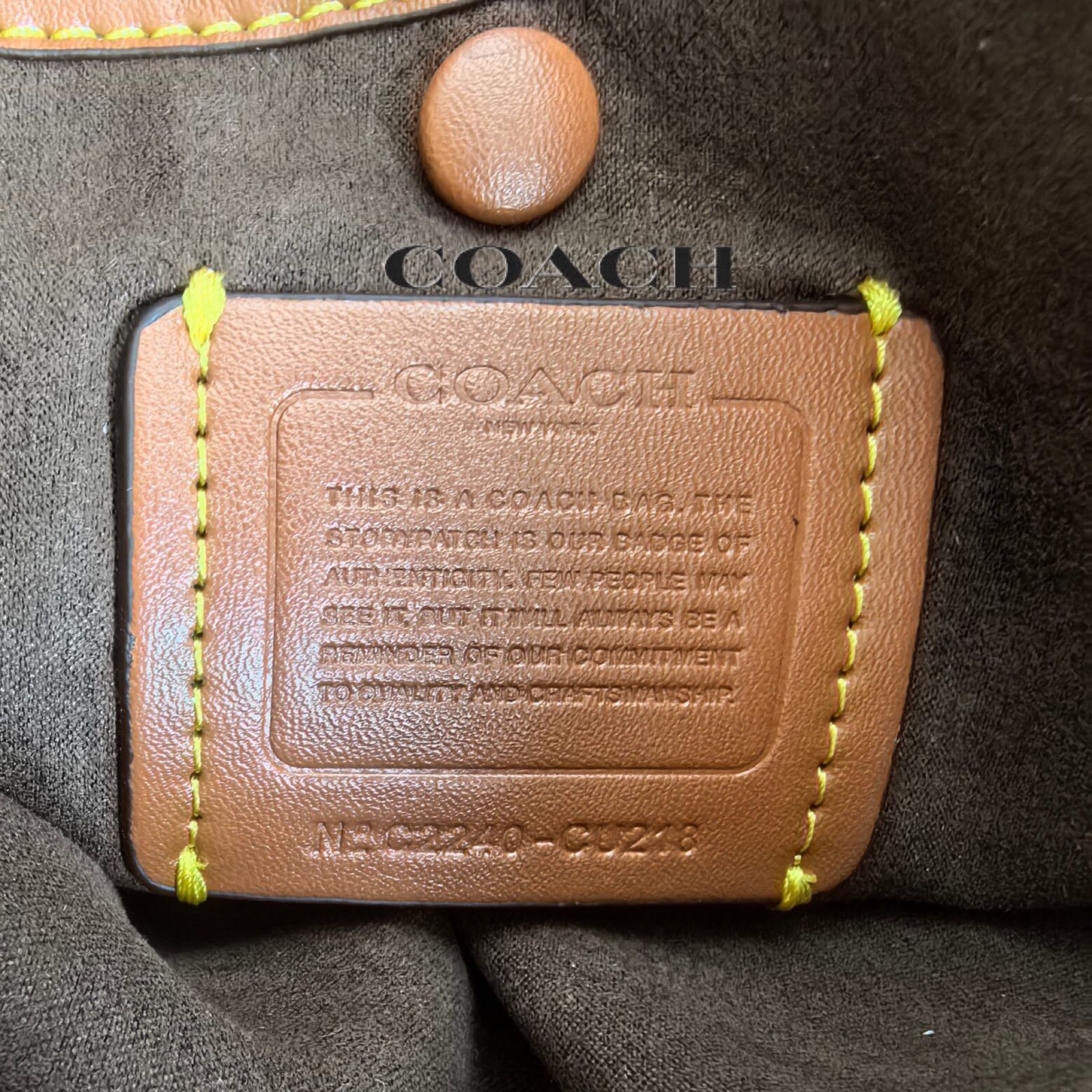 Coach 新品 CU218 エンパイア キャリーオール ハンドバッグ