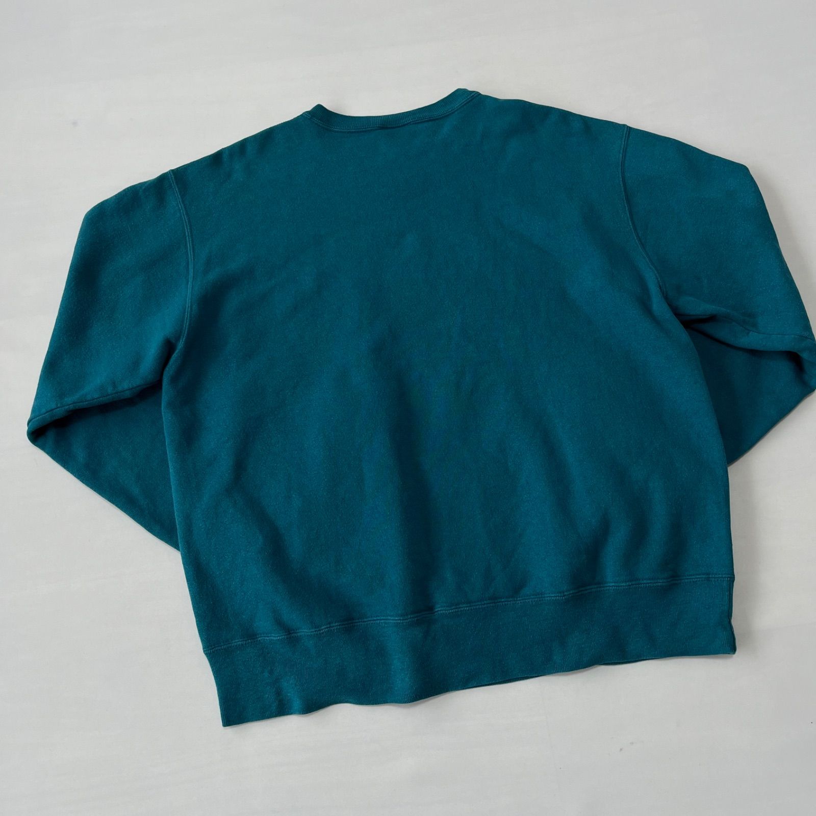 80s チャンピオン USA製 青刺繍タグ スウェット 前V スクリプトロゴ 