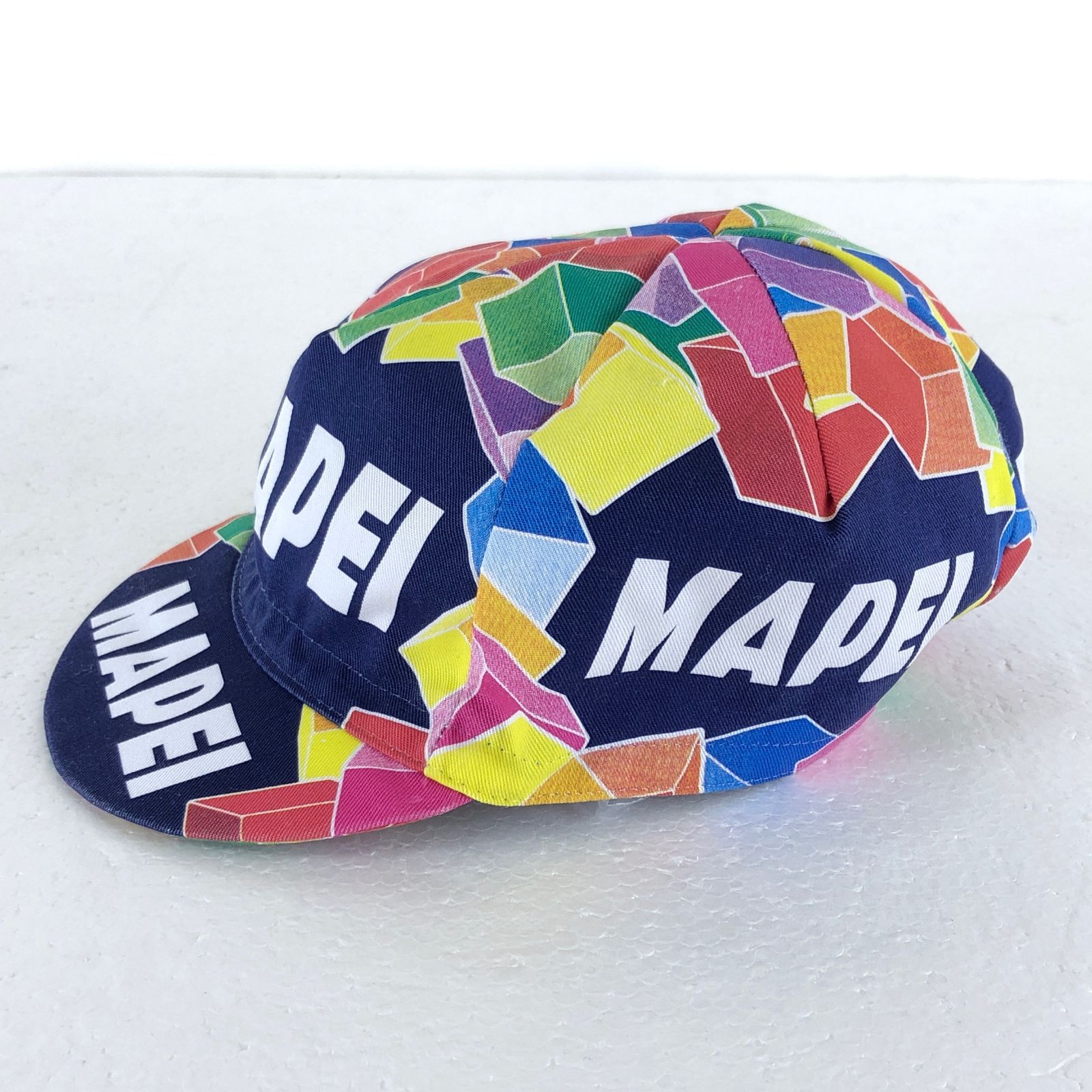 サイクルキャップ MAPEI 総柄 イタリア製 自転車 古着 n043765 - メルカリ