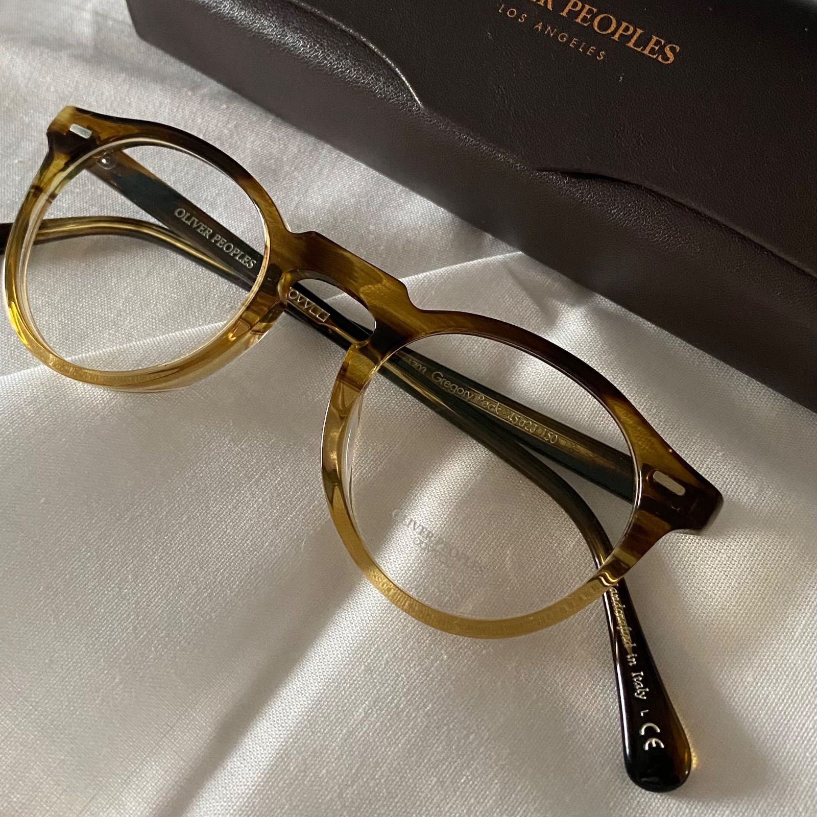 OV254 新品 OLIVER PEOPLES Gragory Peck メガネ-