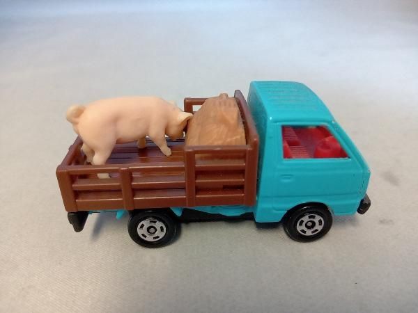 トミカ No.39 スズキ キャリィ 家畜運搬車 青 1Hホイール 中国製