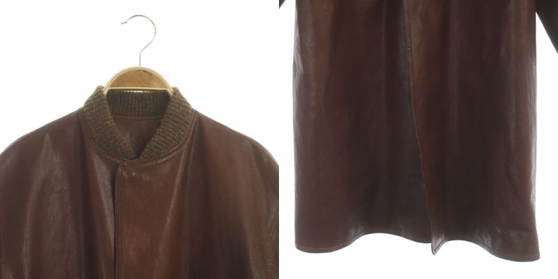 ARTS&SCIENCE ホースレザーミニカラーコート アーツ&サイエンス ARTS & SCIENCE ARTS&SCIENCE Mini Collar