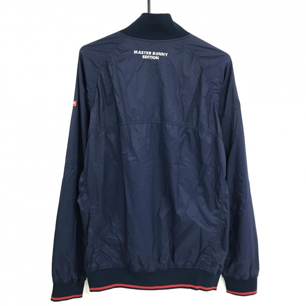 マスターバニー ジャケット ネイビー×レッド 蓄熱裏地 メンズ 5 L ゴルフウェア MASTER BUNNY EDITION