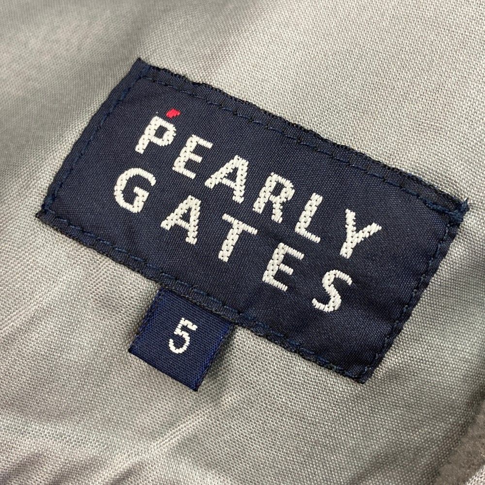 サイズ：5 PEARLY GATES パーリーゲイツ  裏起毛 ストレッチパンツ  レッド系 [240101431328] ゴルフウェア メンズ ストスト PEARLY GATES パーリーゲイツ 裏起毛 ストレッチパンツ レッド系