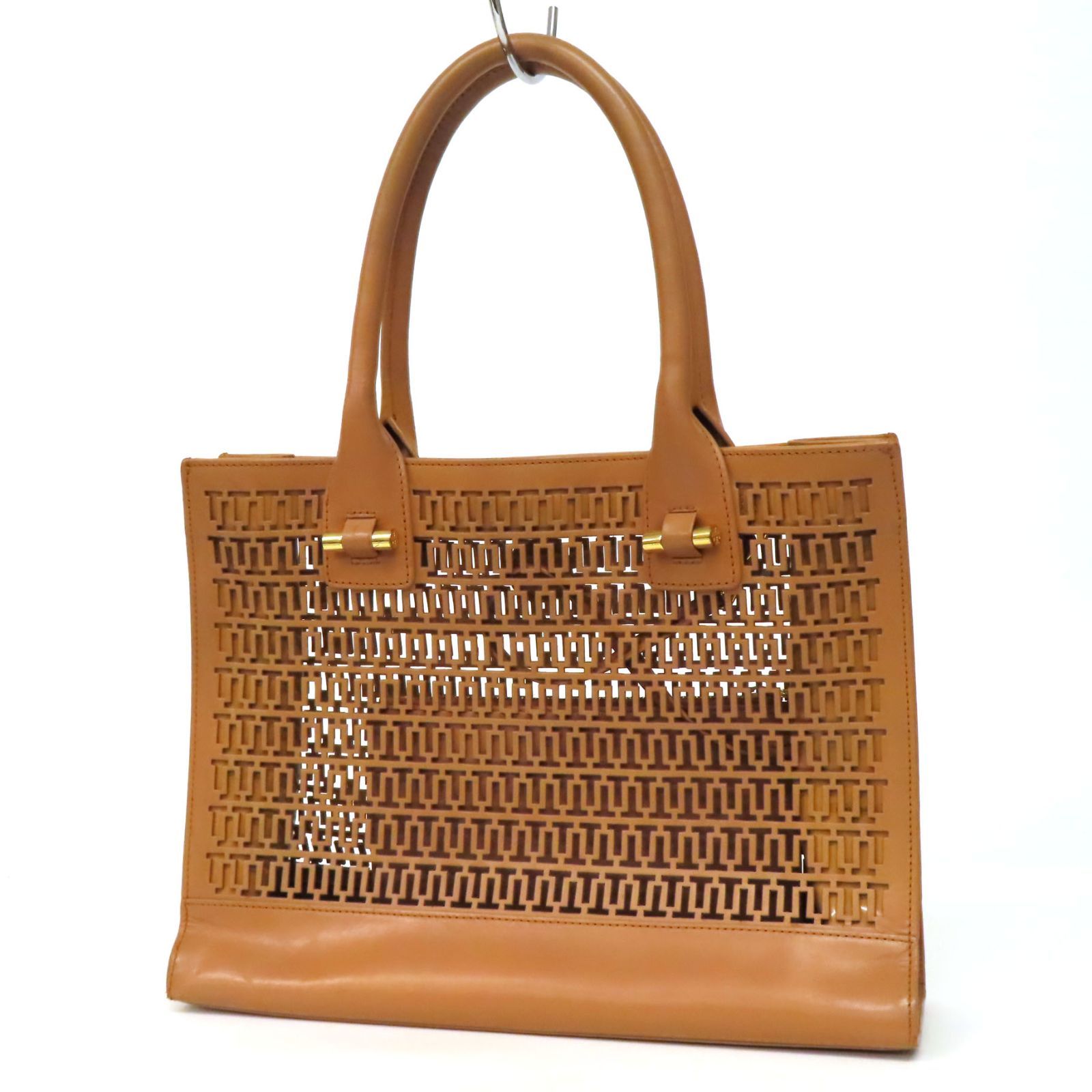 OI25118 美品 TORY BURCH トリーバーチ トートバッグ カッティング 