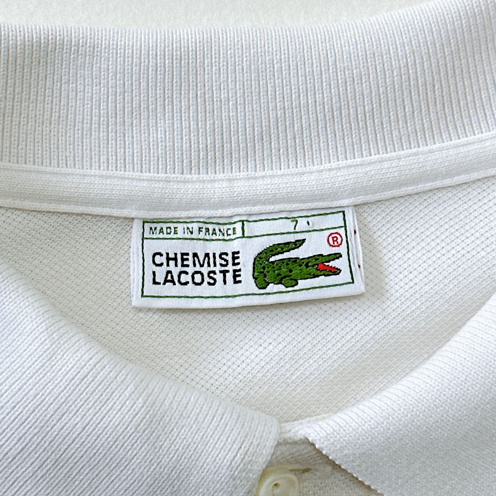 CHEMISE LACOSTE シュミーズラコステ　ポロシャツ フランス製 LACOSTE シュミーズラコステ タンクトップ ポロシャツ フランス