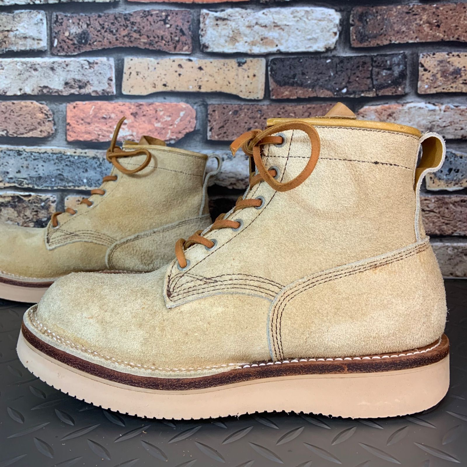 ☆ VIBERG hobo別注 BOBCAT ラフアウト ワークブーツ UK7.5 JP26