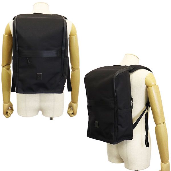 CHROME VOLDO BLACK jp-205-bk クロームインダストリーズ ボルドー スクエアバックパック ブラック 21L 防水 WEATHER PROOF 16インチ リュック CHROME クローム JP-205 VOLDO ボルドー バックパック リュックサック デイパック 通勤 通学 スクエア型  ブランドクーポン対象外T