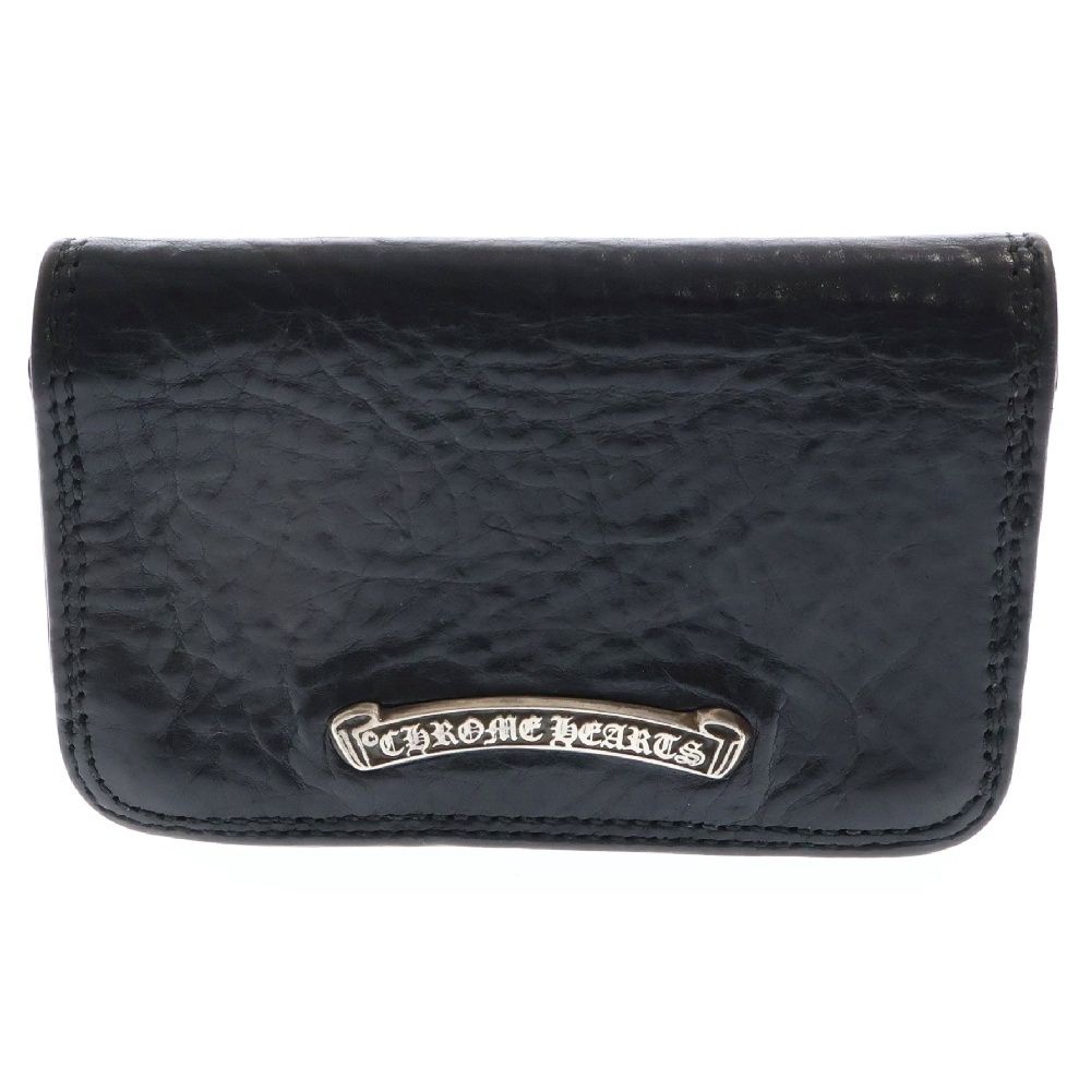 CHROME HEARTS クロムハーツ CARD CASE グロメット付きレザーカードケース