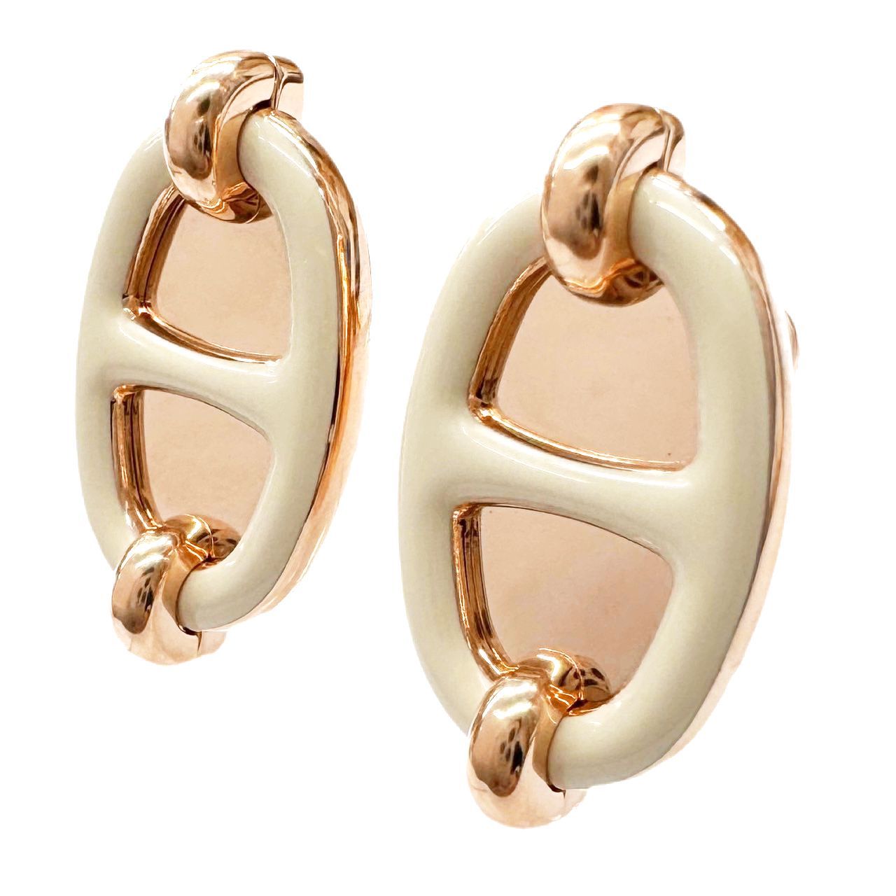 新品　 エルメス　ミニ　 マイヨン　ピアス　クレーム エルメス ミニマイヨン ピアス クレーム ローズゴールド 2025