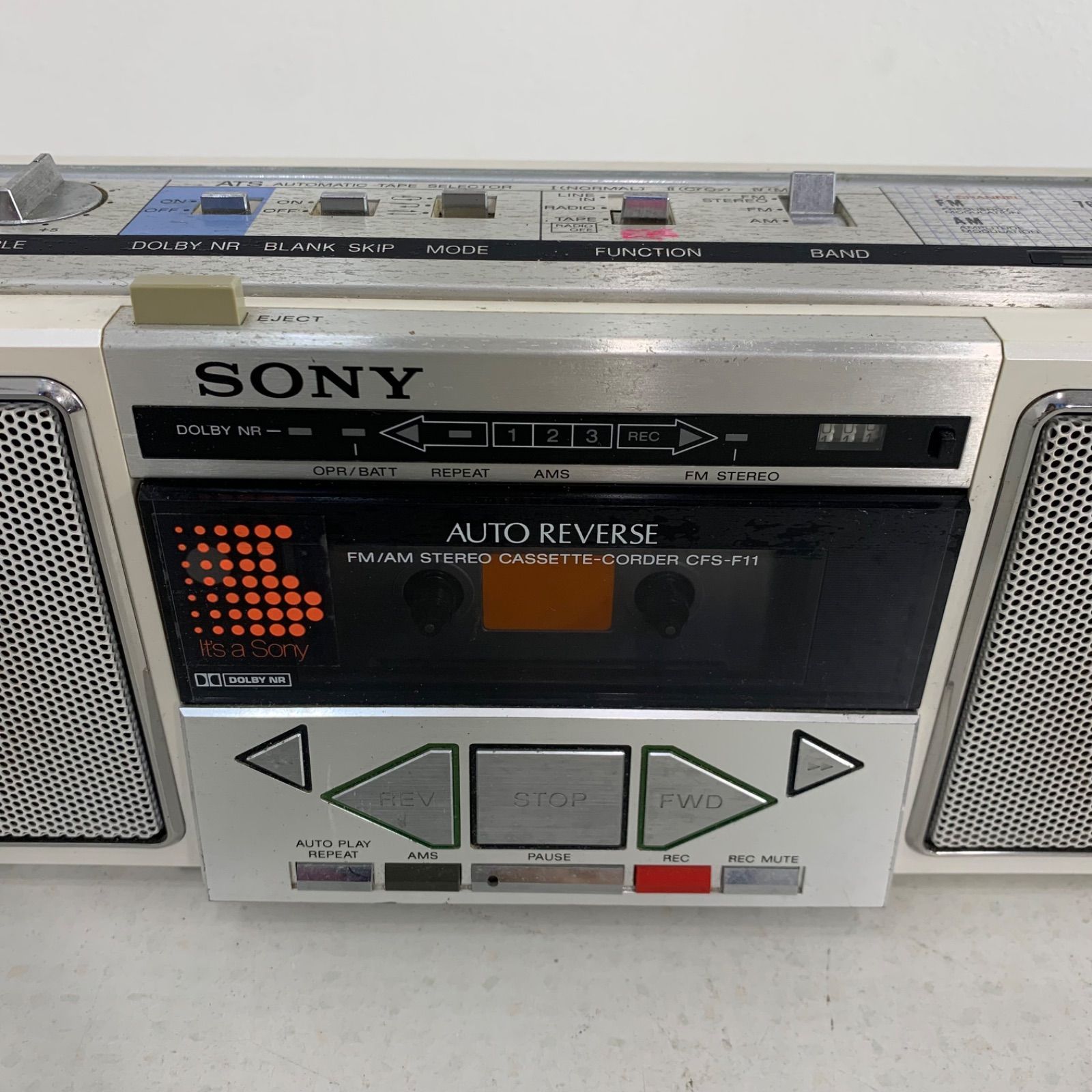 SONY ソニー CFS-F11 ラジオ カセットレコーダー ラジカセ 音響