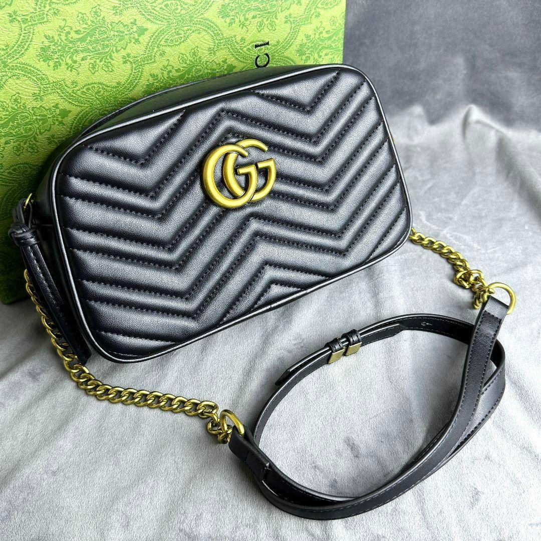 GUCCI グッチ ソーホー タッセル金具 ショルダーバッグ レザー黒 GUCCI グッチ ソーホー タッセル金具 ショルダーバッグ レザー黒