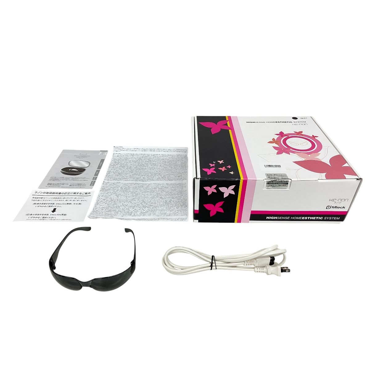 エムテック ke-non ケノン NIPL-2080 製 Ver 8.7J 家庭用 マッドブラックフラッシュ 脱毛器 美容 K10479788