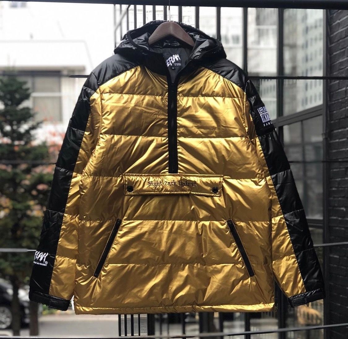 LEFLAH レフラー プルオーバーダウンジャケット (GOLD) DOWN JACKET