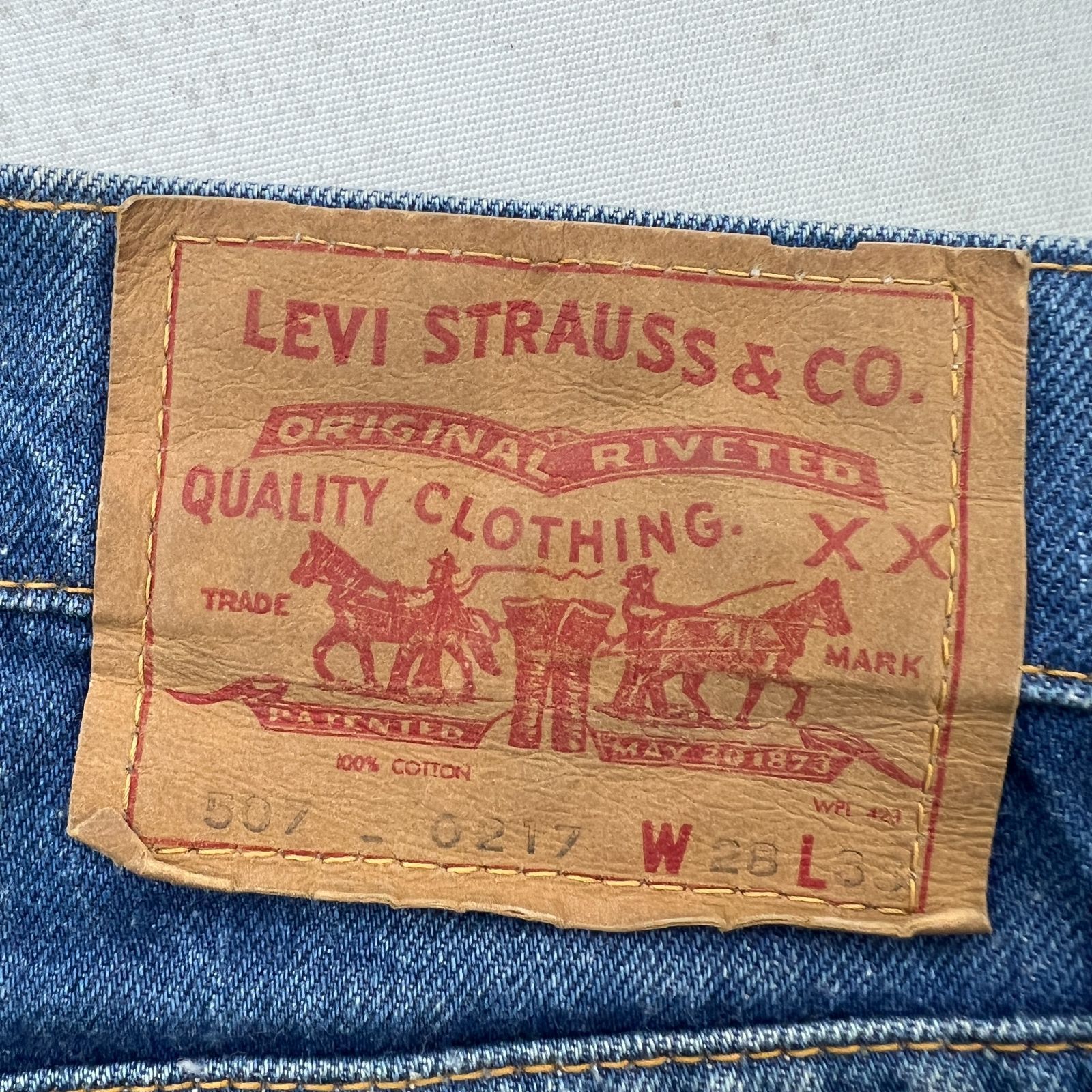 リーバイス LEVIS 507-0217 フレア ブーツカット 【ビンテージ 42