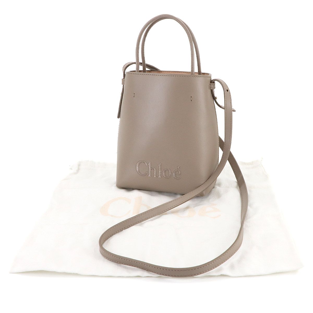 未使用 展示品 クロエ Chloe センス マイクロ トート 2way