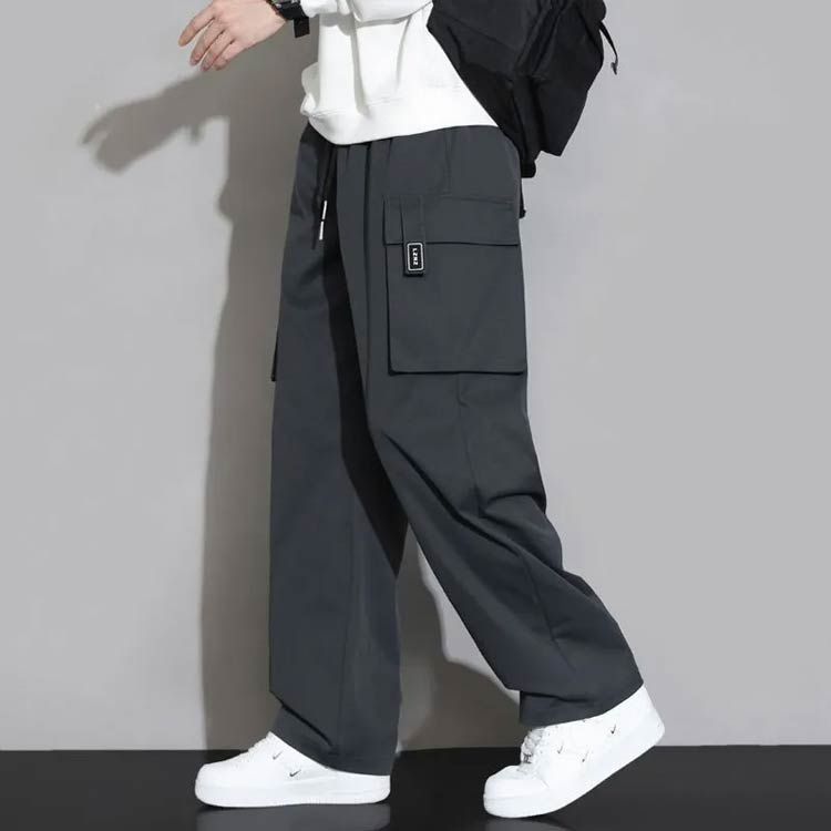 メンズ 裏起毛 防寒服 太め パンツ アウトドア トレッキング