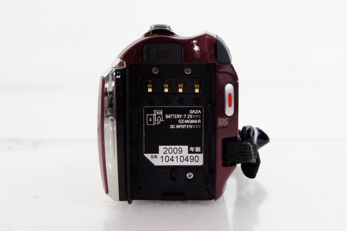 中古 JVC Victorビクター エブリオEverio ビデオカメラ GZ-MG650-R 80GB ハードディスクムービー - カメラ