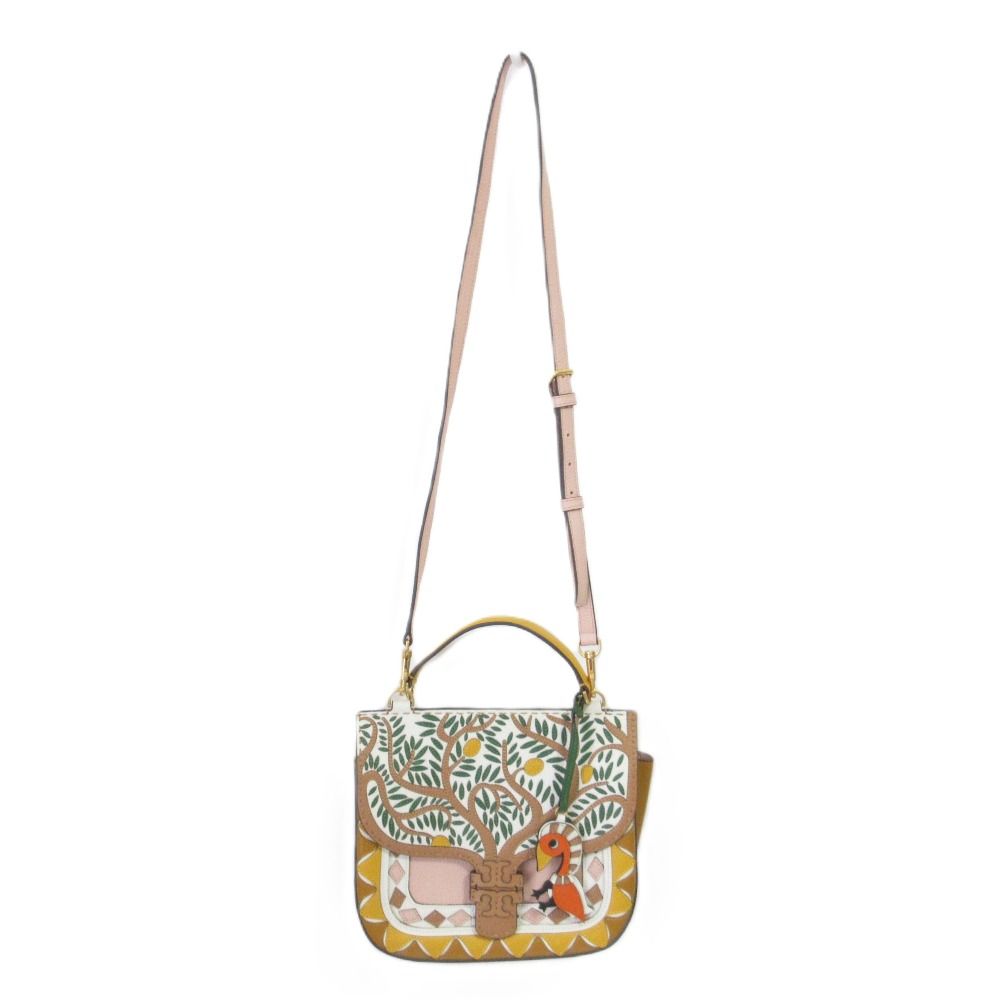 トリーバーチ マックグロー ドローストリング サッチェル ハンドバッグ TORY BURCH マックグロー ドローストリング サッチェル