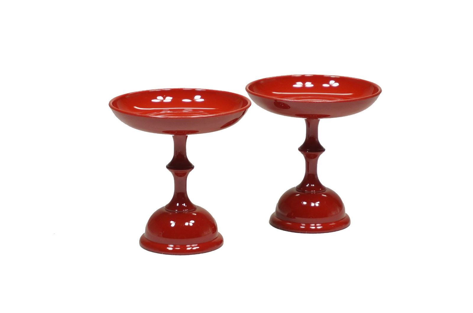 総朱 中京型 5.0寸 一対 2本 高月 仏具