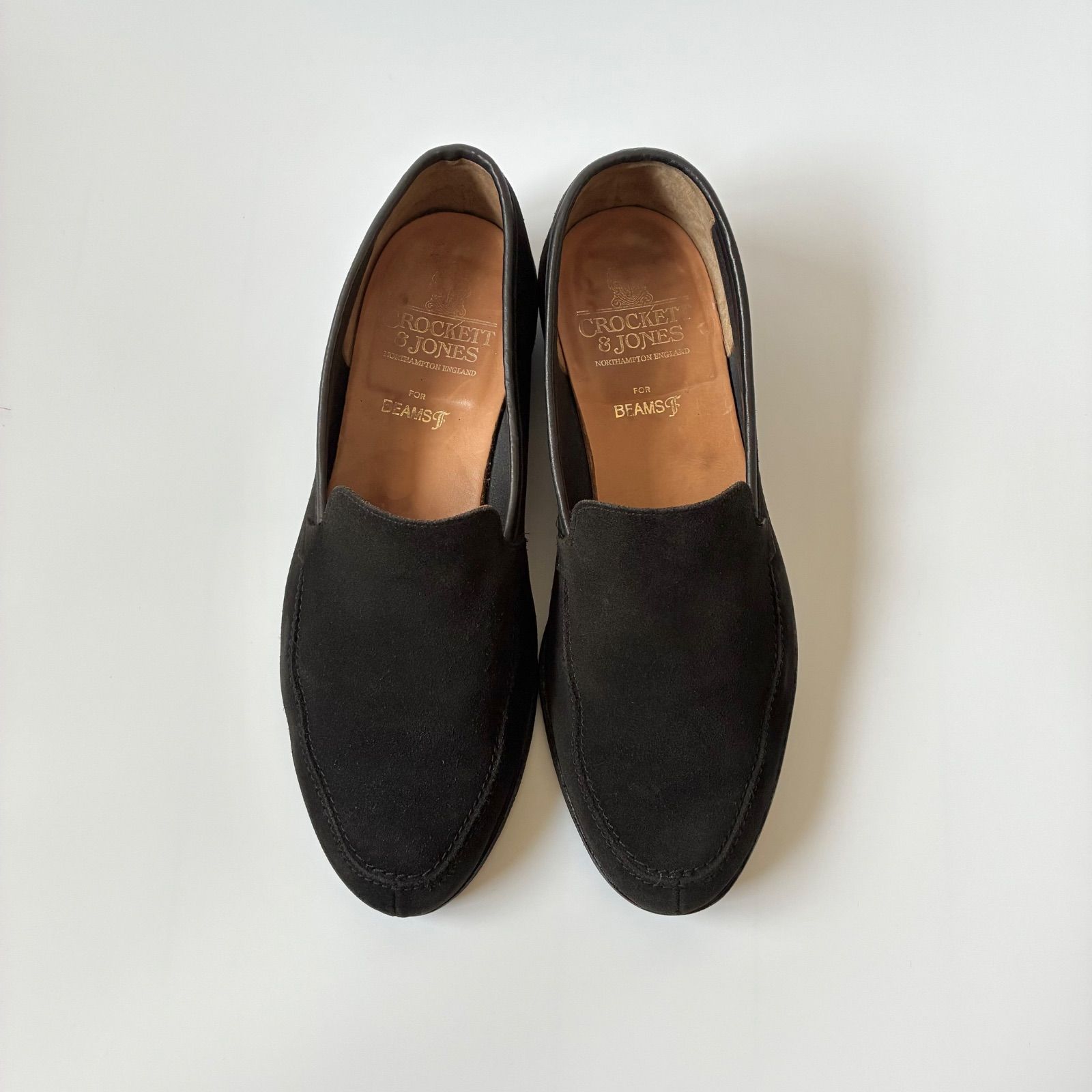 CROCKETT&JONES / BEAMS F 別注 GAVIN スエード エプロンフロント 