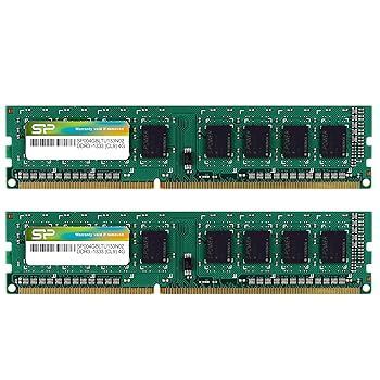 【送料無料，大得価】 SP Silicon Powerシリコンパワー デスクトップPC用メモリ 240Pin DIMM DDR3-1333 PC3-10600 4GB×2枚 SP008GBLTU133N22 その他