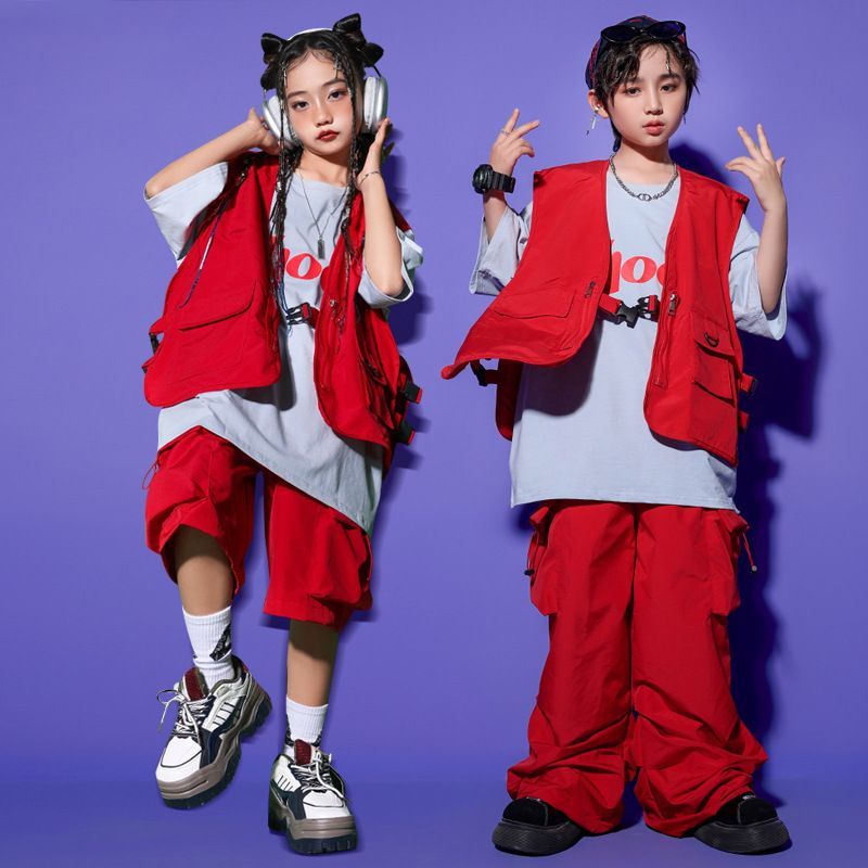 ダンス衣装 キッズ HIPHOP ヒップホップ ダンスウェア 男の子 団体服 ブレザー 練習着 可愛い 発表会 韓国 女の子 かっこいい おしゃれ パンツ  nee3e377196
