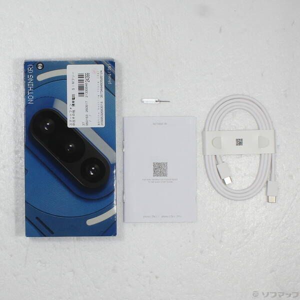 中古品〕 Nothing Phone (3a) 256GB ブルー A059 楽天 SIMフリー