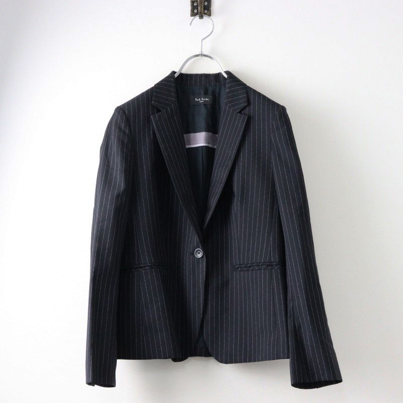 ポールスミス Paul Smith BLACK ウールモヘヤストライプ