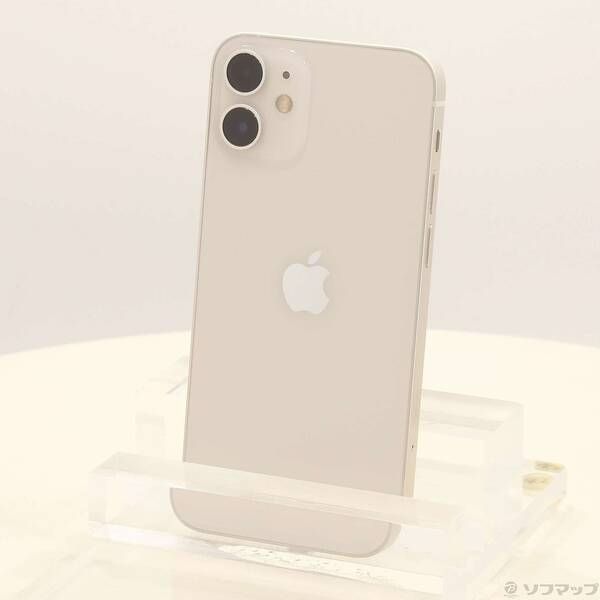〔 〕iPhone12 mini 128GB ホワイト MGDM3J A SIMフリー 258
