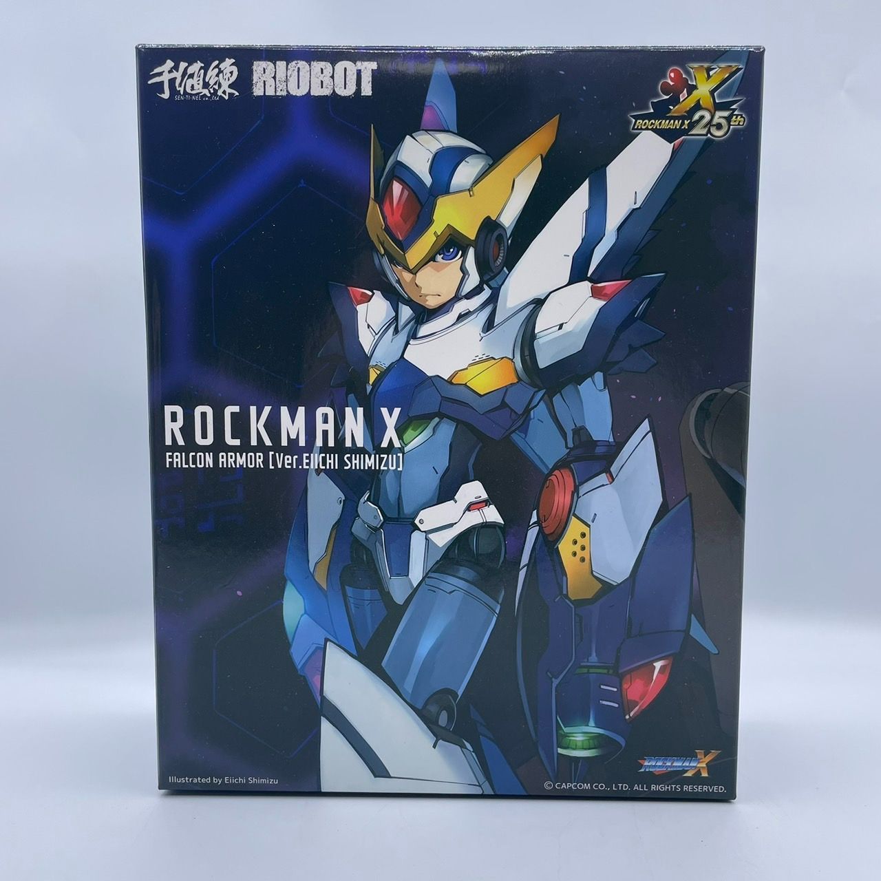 千値練 RIOBOT ロックマン X ファルコンアーマー ver. EIICHI SIMIZU フィギュア / Sentinel Mega Man -  メルカリ