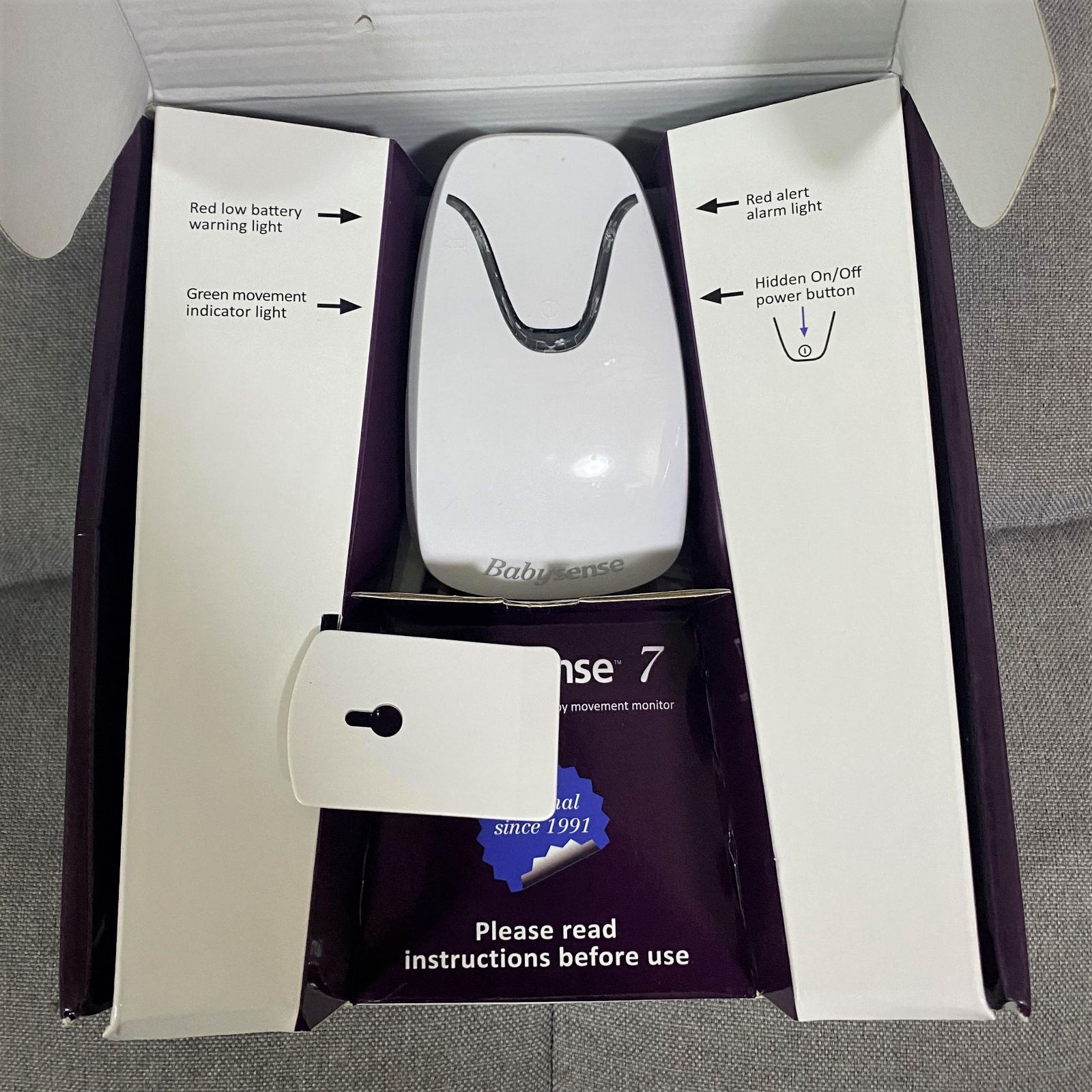 babysense 7 ベビーセンス 感知センサー 説明書付き Babysense 7 ベビーセンス7 (日本語説明書付き) babysense 7