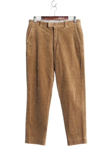 【お得なクーポン配布中!】 ブルックスブラザーズ 太畝 コーデュロイ パンツ メンズ 実寸 32 29 Brooks Brothers MILANO ノータック スラックス テーパード ストレッチ