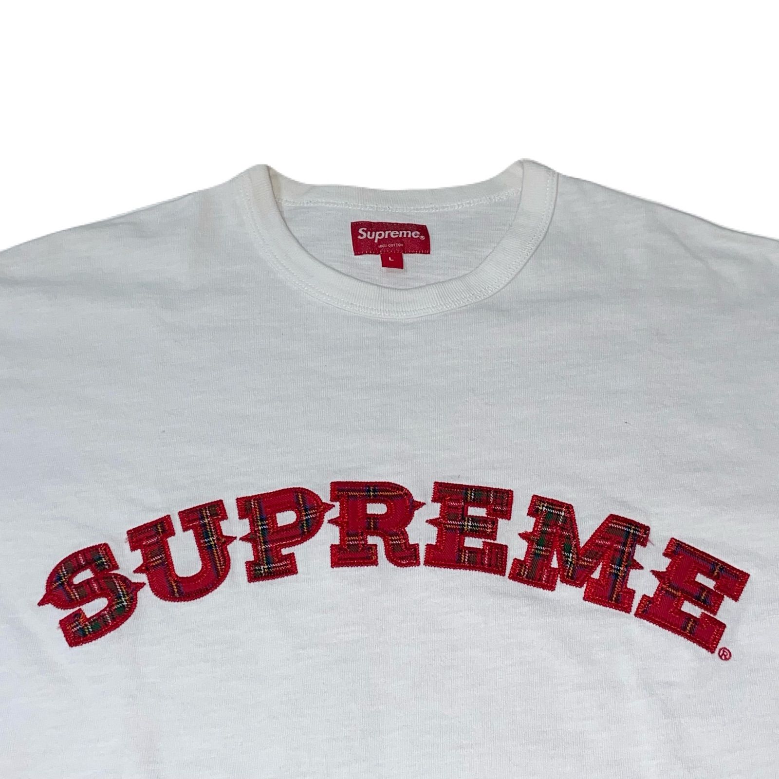 Supreme 20AW Plaid Applique S/S Top - メルカリ