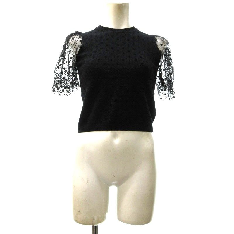 レッド ヴァレンティノ RED VALENTINO 美品 シースルー ニット 