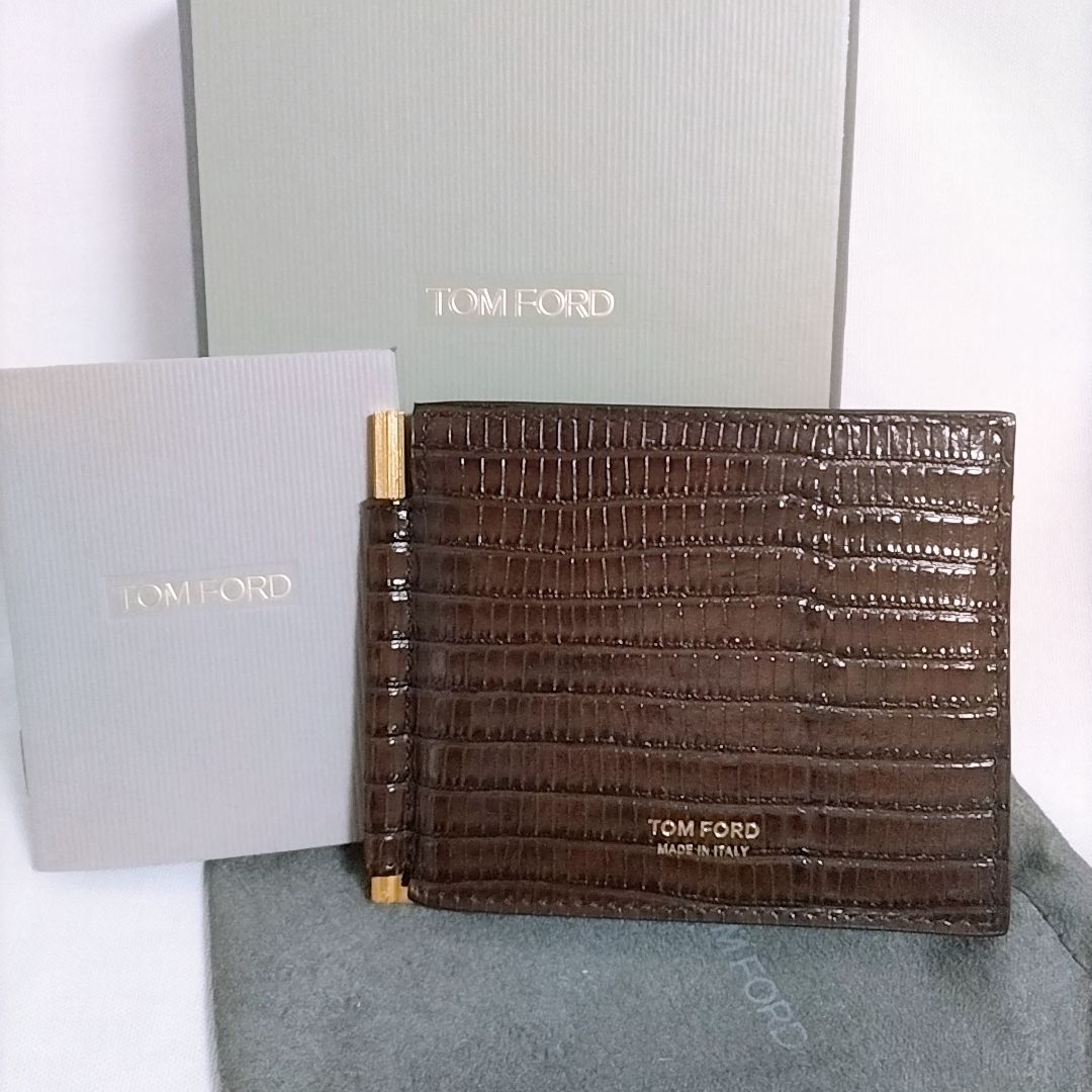 TOM FORD マネークリップ レザー イタリア製