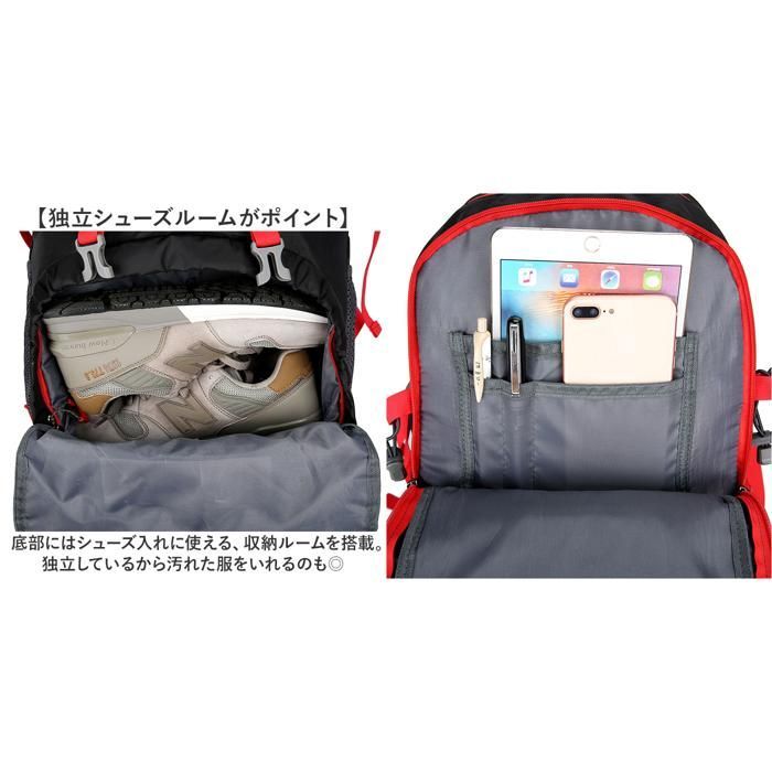 ポーター エルファイン ILS リュック デイパック 黒 赤 ナイロン A4 ポーター エルファイン ILS リュック デイパック 黒 赤 ナイロン A4