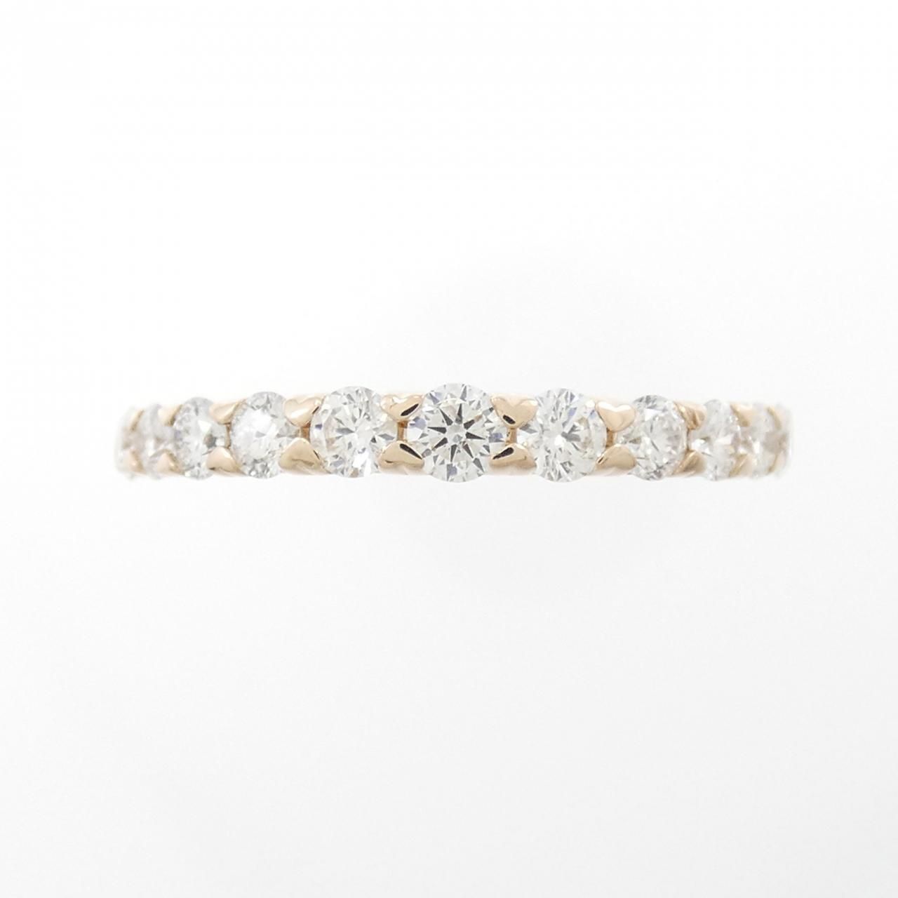 K18PG ハーフエタニティ ダイヤモンド リング 0.50CT - メルカリ 