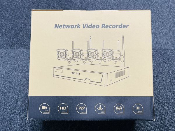 防犯カメラ４台セット 屋外防水 遠隔監視＆暗視撮影 H.265圧縮技術 説明書付 防犯カメラ4台セット 屋外防水 遠隔監視＆暗視撮影 H.265圧縮