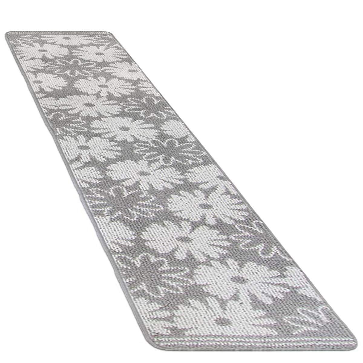 売切注意 お急ぎ下さい 約45 cm 240 グレー すべり止め キッチンマット シュクレ 洗える オカ OKA