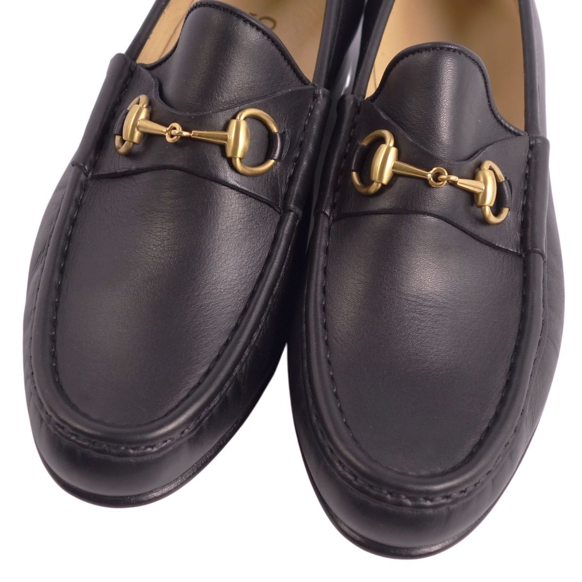 未使用 Vintage グッチ GUCCI ローファー モカシン ホースビット