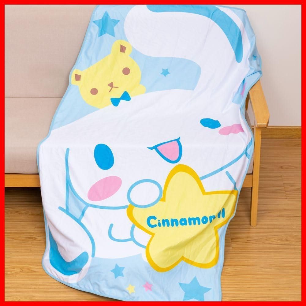 【人気商品】(シナモロール) 四季適 キャラクター アニメ おしゃれ 洗える おもしろい かわいい 小さめ 軽量 シングル 毛布 ひざ掛け 冷房対策 夏用 Pearlona 掛ふとん ブランケット ハンギョド