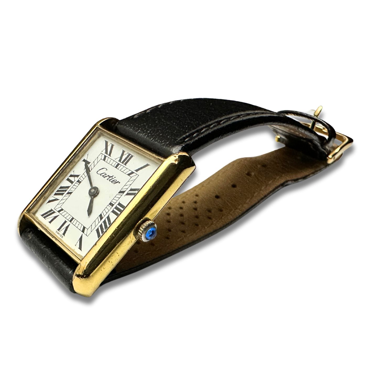 Cartier カルティエ 18K GOLD ELECTROPLATED タンク LMサイズ