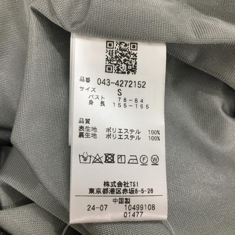 【秋冬物新入荷】 超 セントアンドリュース ニットジャケット グレー 裏地付 レディース S ゴルフウェア モデル St ANDREWS