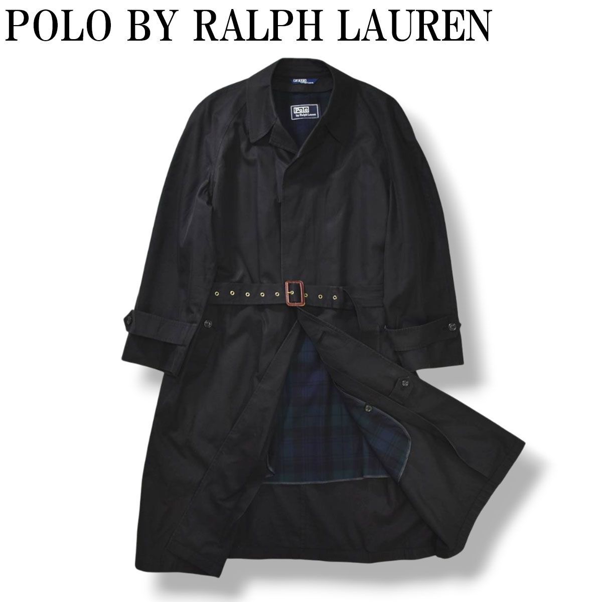 90sビンテージラルフローレンギャバジンウールインプリーツワイドパンツAH77 90sビンテージラルフローレンギャバジンウールインプリーツ