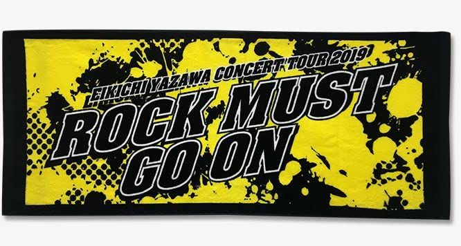 矢沢永吉 タオル ROCK IS 矢沢永吉（EIKICHI YAZAWA）2019 「ROCK MUST GO ON」フェイスタオル