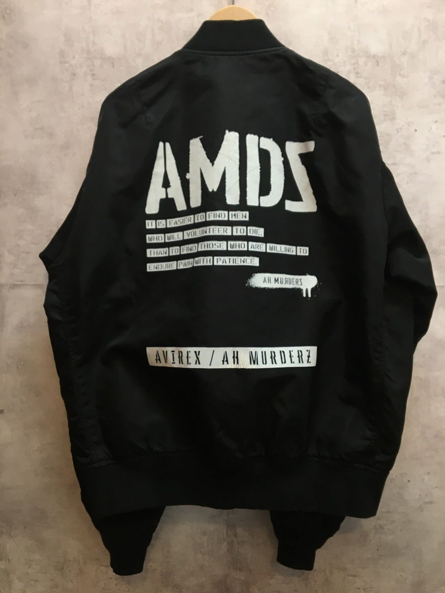 AVIREX × AH MURDERZ アヴィレックス アムーダーズ MA-1 フライト  