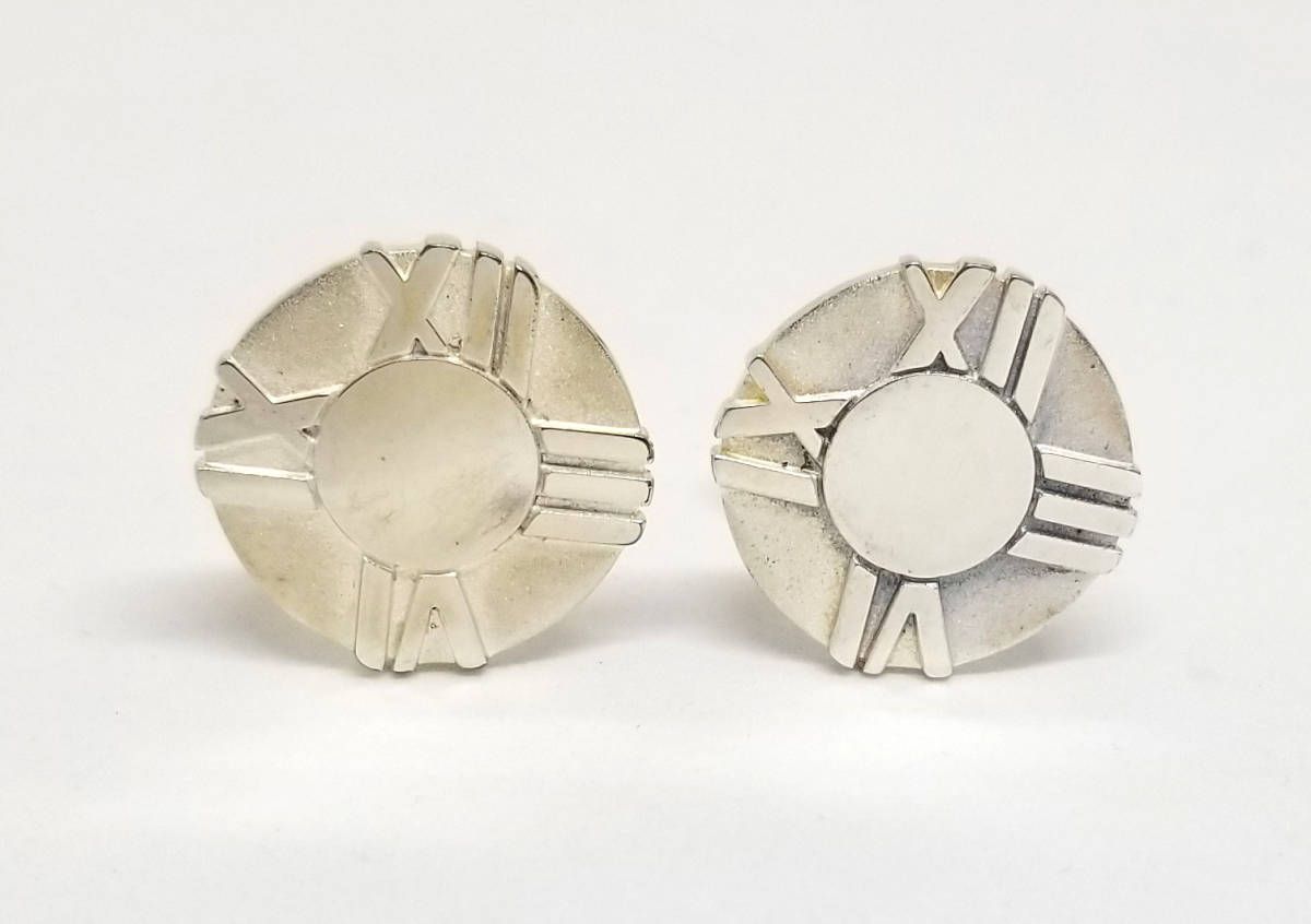 ティファニー カフス アトラス カフリンクス シルバー SV925 メンズ