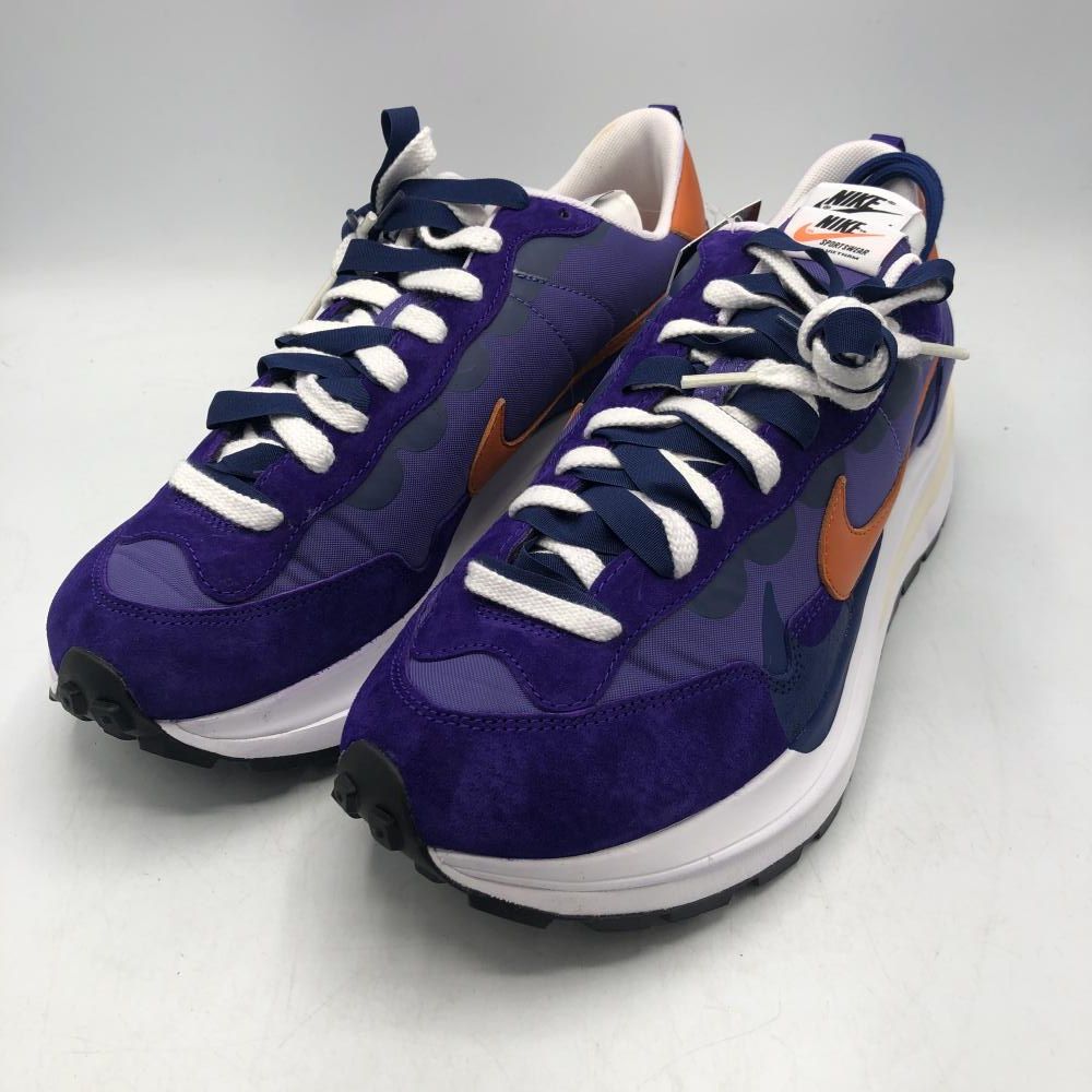 【中古】NIKE×sacai VAPOR WAFFLE DARK IRIS スニーカー 27.5cm DD1875-500 パープル  サカイ ナイキ ベイパー ワッフル ダークアイリス[17]