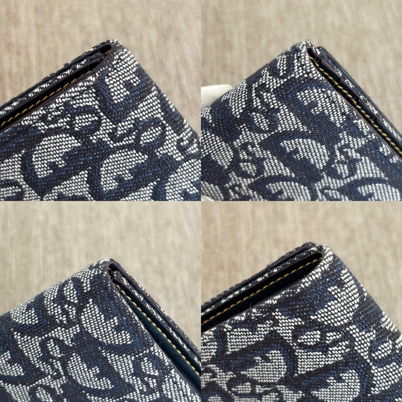 極美品】クリスチャンディオール パッチ トロッター柄 キャンバス
